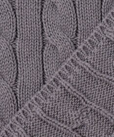 J.PRESS YORK STREET 【WOMEN】コットンニット ケーブルポンチョ