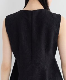 YECCA VECCA 刺繍ペプラムジレ