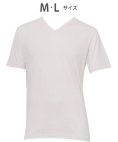 WACOAL MEN WACOAL MEN インナー 3分袖 オーガニックコットン100％ 通気性 吸汗速乾 抗菌防臭 Vネック 肌着 メンズ WL5124 /ワコールメン