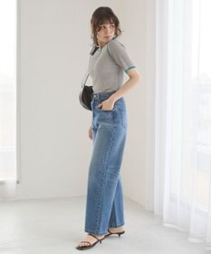 WEGO 【ANGIE VINTAGE】配色デザインリブニット