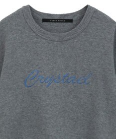 YECCA VECCA 刺繍ロゴニット