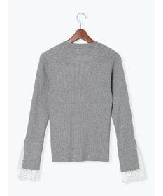 Te chichi レースカフスレイヤードニット