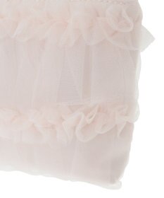 Maison de FLEUR チュールフリルポーチ