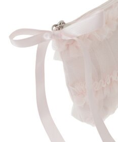 Maison de FLEUR チュールフリルポーチ