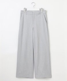 J.PRESS LADIES L 【洗える】リネンライクジャージー ワイド パンツ