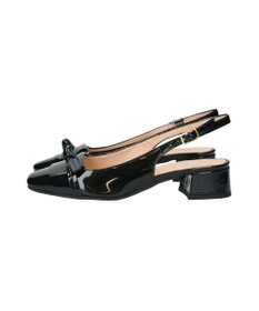 INTER-CHAUSSURES 【INTER-CHAUSSURES】スクエアトウチャンキーヒールバックバンド