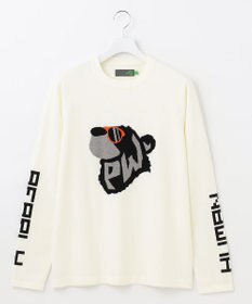 PW CIRCULUS 【MEN】【洗える】ベアフェイスモチーフ クルーネック ニット