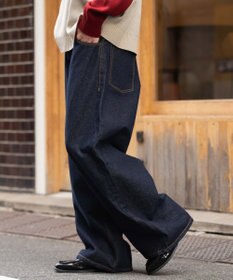 WEGO 【SMLサイズ展開】エクストラバギーデニムパンツ