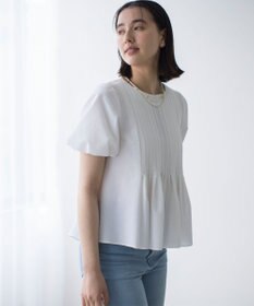 組曲 S ドビーストライプピンタック ブラウス