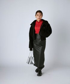 OP／FILA 【Kappa】ショート丈 ドロップショルダーボアジャケット