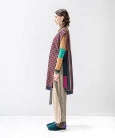 COQ CROSS STRIPE ロングベスト