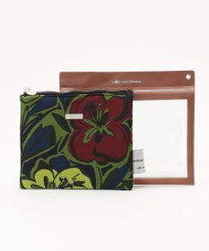 GRACE CONTINENTAL Fabricフラットポーチ