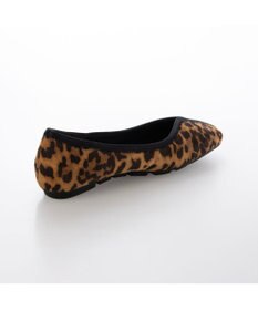 MODE ET JACOMO <carino>スクエアトゥ切り替えデザインフラットパンプス