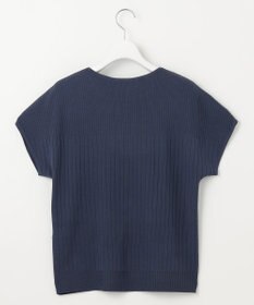 J.PRESS LADIES L 【洗える】レーヨンエリートストレッチ フレンチスリーブ ニット