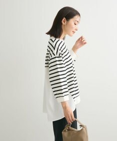 Green Parks 布帛切り替えフレアカットプルオーバー