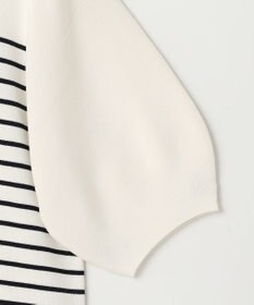 ANY パフスリーブニットプルオーバー