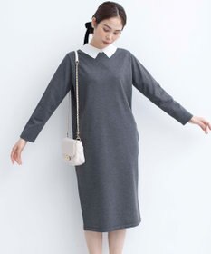 組曲 【新色追加！】Elena襟付き ニットワンピース