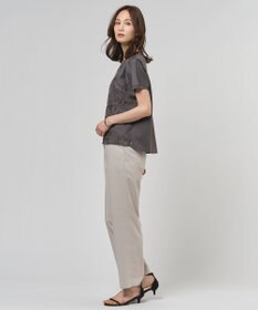 J.PRESS LADIES 【セットアップ対応】ファンマートロストレッチ テーパード パンツ