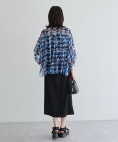 YECCA VECCA [2SET]キャミ付きシアージオメ柄シャツ