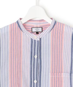 J.PRESS YORK STREET 【WOMEN】マルチストライプ シャツワンピース