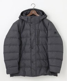 JOSEPH ABBOUD 【キングサイズ・撥水/軽量/防風/フード取り外し可/ダウン】インターレースカルゼ  ダウン ブルゾン