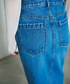 GRACE CONTINENTAL タイトデニムスカート