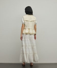GRACE CONTINENTAL ペプラムトレンチベスト