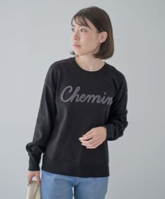 Green Parks 洗える　さがら刺しゅうロゴニットプル