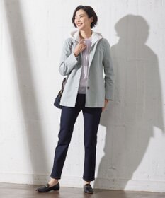 J.PRESS LADIES URAKE フーディー ジップアップ パーカー