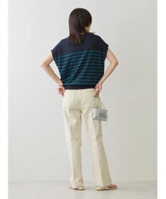 AMERICAN HOLIC 接触冷感フレンチスリーブニットプルオーバー