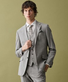 JOSEPH ABBOUD 【イタリア生地・日本製】スクエアメランジ ネクタイ