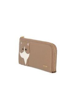 IBIZA アニマーダ　牛革　L字ファスナー長財布(ネコ)