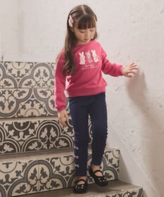 ANY KIDS 【らくっトレーナー】アニマル 裏毛 サガラ刺しゅう トレーナー