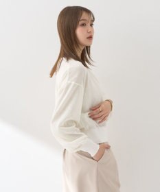 earth music&ecology 【予約】接触冷感シアークルーニットカーディガン