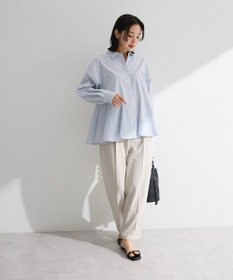 Green Parks スウィッチングペプラムシャツ