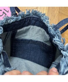 woadblue 【157】DENIM TIE TOTE デニムトートバッグ ダークブルー