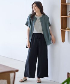 ANY フレンチリネンシャツブラウス