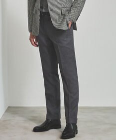 GOTAIRIKU 【保温性/ストレッチ/シワになりにくい】サキソニーストレッチパンツ_ノータック(25年モデル） ライトグレー系