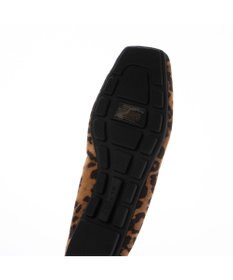 MODE ET JACOMO <carino>スクエアトゥ切り替えデザインフラットパンプス