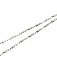 Green Parks ｅｖｅｒｙｗａｌｋ．ステンレスミラーカットネックレス