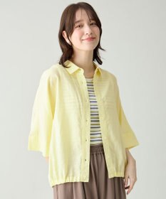 ANY ヨーロピアンリネンハーフスリーブシャツ