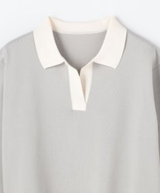 ANY L 【2SET】バイカラーポロニット×スカートセット