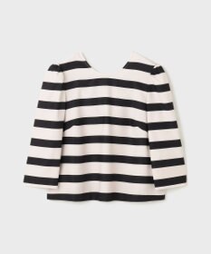 GRACE CONTINENTAL ボーダープリントトップ