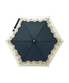 MOONBAT 【UVカット/コンパクト】ポール & ジョー (PAUL & JOE ACCESSOIRES) 折りたたみ雨傘 クリザンテーム