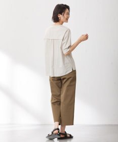 J.PRESS LADIES L プレーティングジャージー ブロッキング カットソー