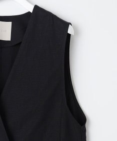 UNFILO 【軽量/UVケア】ライトリネン ジレ