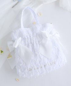 Maison de FLEUR レースダブルリボン２Ｗａｙトートバッグ