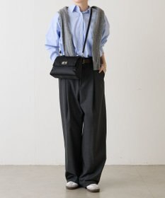 russet クラウズナイロンフラップミニトートバッグ(CE-1689)