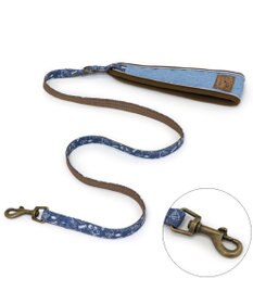 PET PARADISE スヌーピー リード 《デニム風》 ＳＭ 中型犬