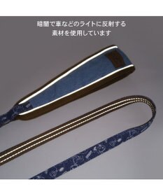 PET PARADISE スヌーピー リード 《デニム風》 ＳＭ 中型犬